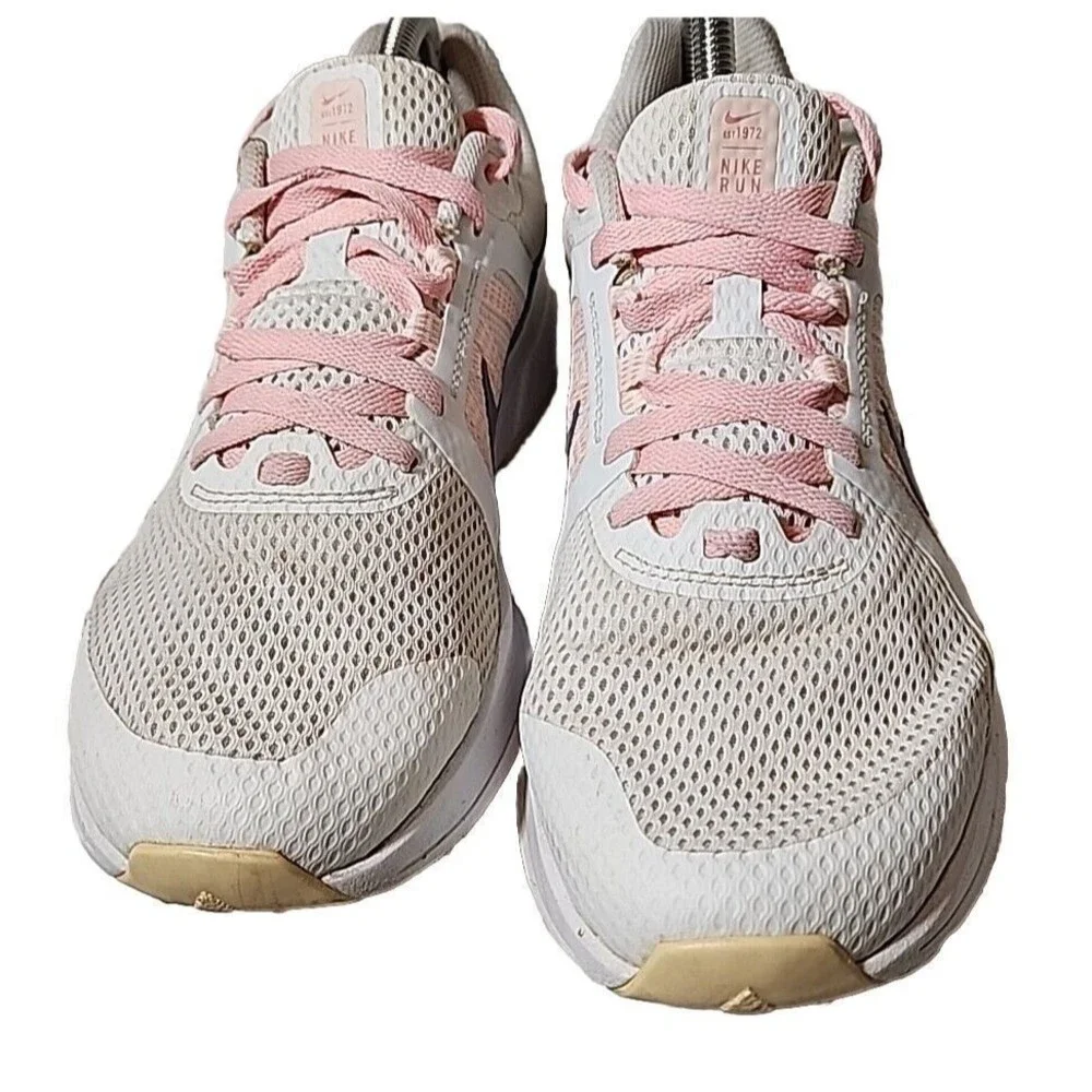 Nike Run Swift 2 Womens Running Shoes White Pink Navy CU3528-100 Size‎ 10.5